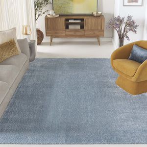 Safavieh Tahoe Shag Area Rug - Luxurious Turkish Craftsmanship, Plush Comfort, And Timeless Elegance For Any Space Blue 60% Polypropylene,Jute 40% Tho670m-3