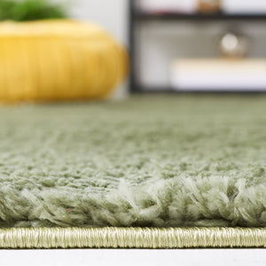 Safavieh Tahoe Shag Area Rug - Luxurious Turkish Craftsmanship, Plush Comfort, And Timeless Elegance For Any Space Sage 60% Polypropylene,Jute 40% Tho670w-3r