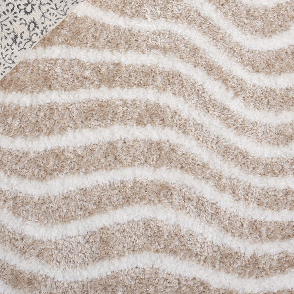 Safavieh Tahoe Shag Area Rug - Luxurious Gold And Ivory Design For Elegant Home Décor And Comfort Gold ,Ivory 60% Polypropylene,Jute 40% Tho680d-9