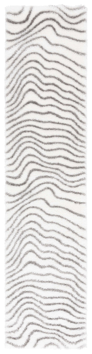 Safavieh Tahoe Shag Area Rug - Luxurious Gold And Ivory Design For Elegant Home Décor And Comfort Ivory ,Grey 60% Polypropylene,Jute 40% Tho680f-5