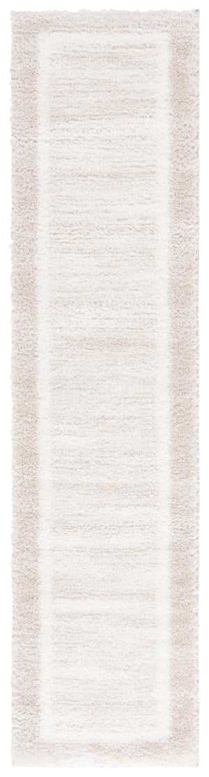 Safavieh Tahoe Luxurious Shag Area Rug - Plush Polyester Pile, Elegant Turkish Design For Timeless Decor Beige ,Ivory 60% Polypropylene,Jute 40% Tho682b-7sq