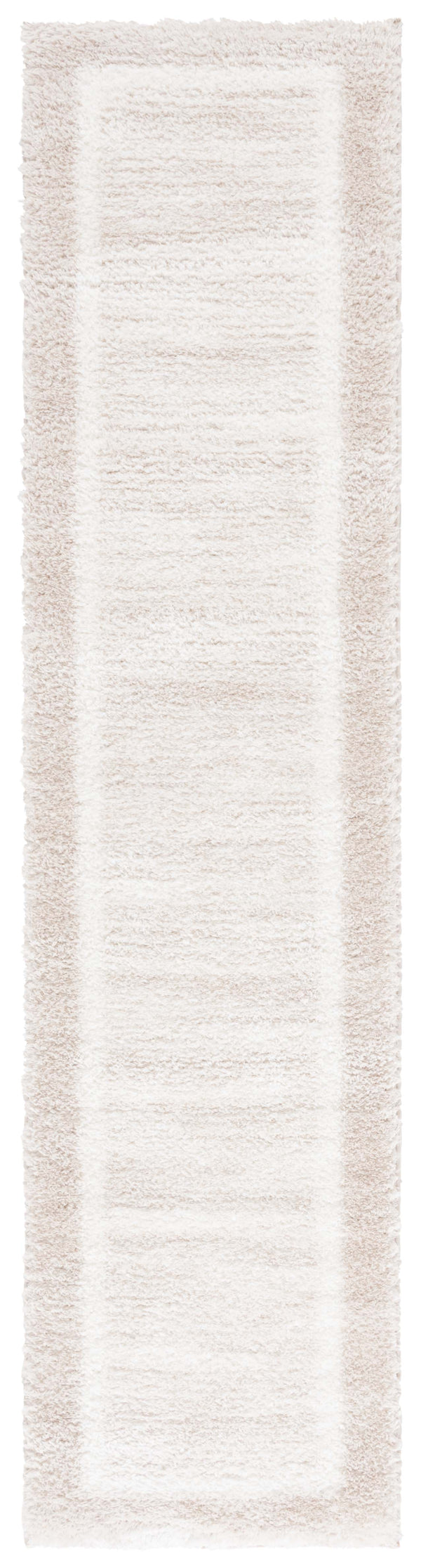 Safavieh Tahoe Luxurious Shag Area Rug - Plush Polyester Pile, Elegant Turkish Design For Timeless Decor Beige ,Ivory 60% Polypropylene,Jute 40% Tho682b-7sq