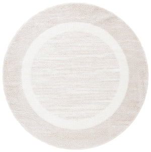 Safavieh Tahoe Luxurious Shag Area Rug - Plush Polyester Pile, Elegant Turkish Design For Timeless Decor Beige ,Ivory 60% Polypropylene,Jute 40% Tho682b-7sq