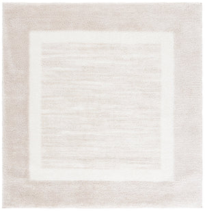 Safavieh Tahoe Luxurious Shag Area Rug - Plush Polyester Pile, Elegant Turkish Design For Timeless Decor Beige ,Ivory 60% Polypropylene,Jute 40% Tho682b-7sq