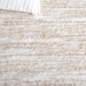 Safavieh Tahoe Luxurious Shag Area Rug - Plush Polyester Pile, Elegant Turkish Design For Timeless Decor Gold ,Ivory 60% Polypropylene,Jute 40% Tho682d-8