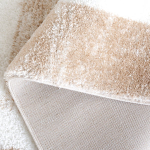 Safavieh Tahoe Luxurious Shag Area Rug - Plush Polyester Pile, Elegant Turkish Design For Timeless Decor Gold ,Ivory 60% Polypropylene,Jute 40% Tho682d-8