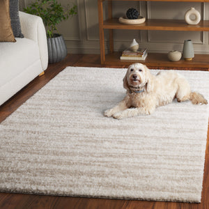 Safavieh Tahoe Luxurious Power Loomed Shag Area Rug – Soft, Durable, Elegant Turkish Design For Any Space Ivory ,Beige 60% Polypropylene,Jute 40% Tho686b-28