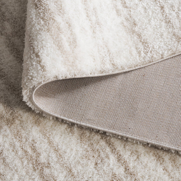 Safavieh Tahoe Luxurious Power Loomed Shag Area Rug – Soft, Durable, Elegant Turkish Design For Any Space Ivory ,Beige 60% Polypropylene,Jute 40% Tho686b-28