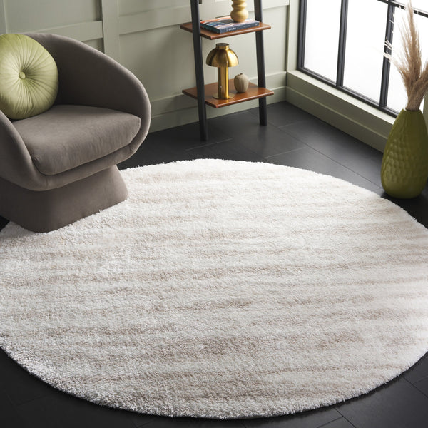 Safavieh Tahoe Luxurious Power Loomed Shag Area Rug – Soft, Durable, Elegant Turkish Design For Any Space Ivory ,Beige 60% Polypropylene,Jute 40% Tho686b-28