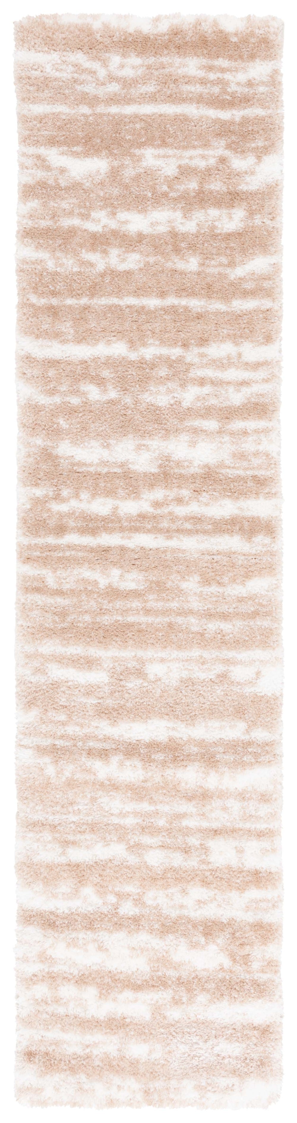 Safavieh Tahoe Luxurious Power Loomed Shag Area Rug – Soft, Durable, Elegant Turkish Design For Any Space Ivory ,Gold 60% Polypropylene,Jute 40% Tho686d-8