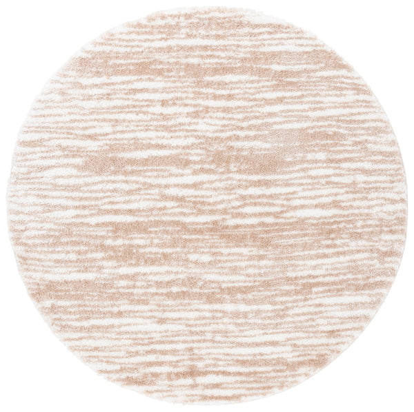 Safavieh Tahoe Luxurious Shag Area Rug - Elegant Ivory And Gold Design For Modern Home Décor Comfort Ivory ,Gold 60% Polypropylene,Jute 40% Tho688d-8