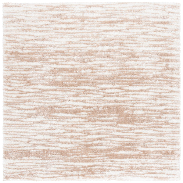 Safavieh Tahoe Luxurious Shag Area Rug - Elegant Ivory And Gold Design For Modern Home Décor Comfort Ivory ,Gold 60% Polypropylene,Jute 40% Tho688d-8