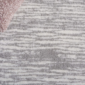 Safavieh Tahoe Luxurious Shag Area Rug - Elegant Ivory And Gold Design For Modern Home Décor Comfort Ivory ,Grey 60% Polypropylene,Jute 40% Tho688f-4