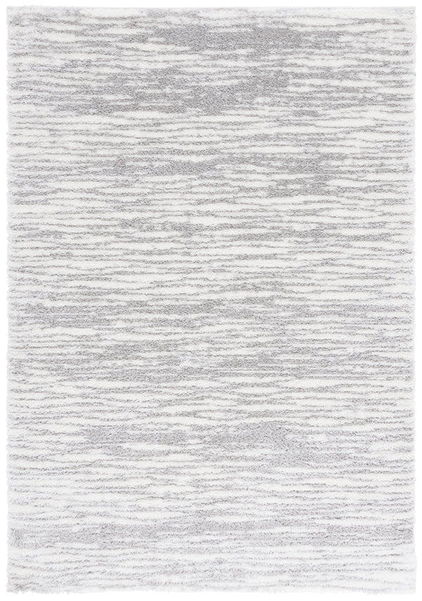 Safavieh Tahoe Luxurious Shag Area Rug - Elegant Ivory And Gold Design For Modern Home Décor Comfort Ivory ,Grey 60% Polypropylene,Jute 40% Tho688f-4