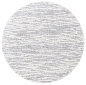 Safavieh Tahoe Luxurious Shag Area Rug - Elegant Ivory And Gold Design For Modern Home Décor Comfort Ivory ,Grey 60% Polypropylene,Jute 40% Tho688f-4