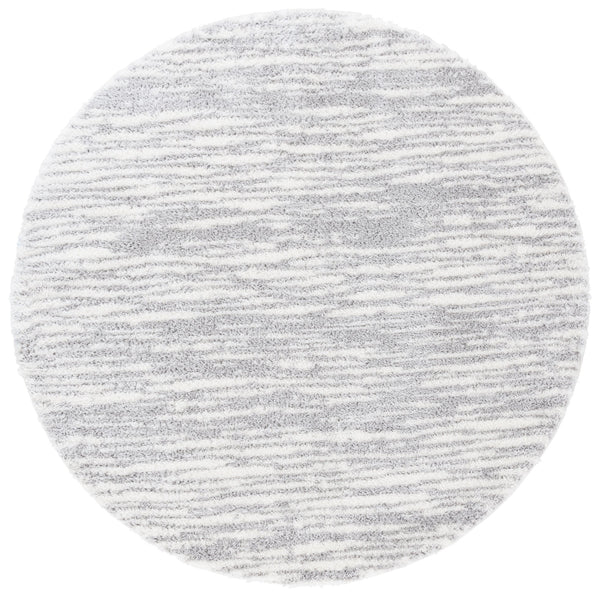 Safavieh Tahoe Luxurious Shag Area Rug - Elegant Ivory And Gold Design For Modern Home Décor Comfort Ivory ,Grey 60% Polypropylene,Jute 40% Tho688f-4