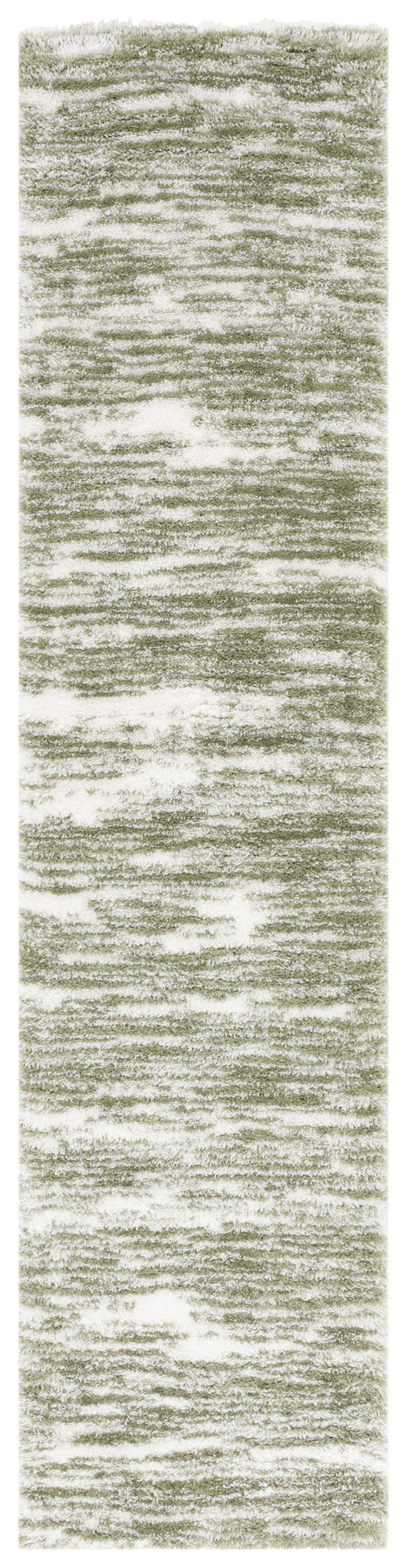 Safavieh Tahoe Luxurious Shag Area Rug - Elegant Ivory And Gold Design For Modern Home Décor Comfort Ivory ,Green 60% Polypropylene,Jute 40% Tho688w-5