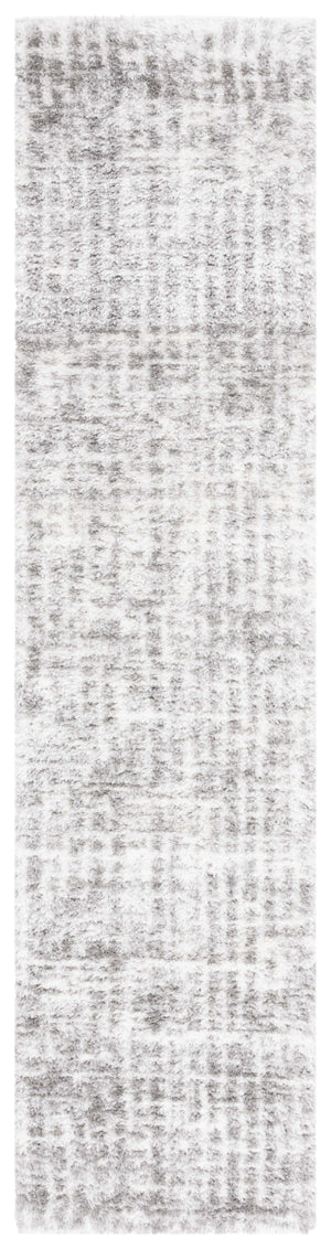 Safavieh Tahoe Luxurious Shag Area Rug - Contemporary Elegance In Ivory And Grey For Any Room Decor Ivory ,Grey 60% Polypropylene,Jute 40% Tho690f-7r