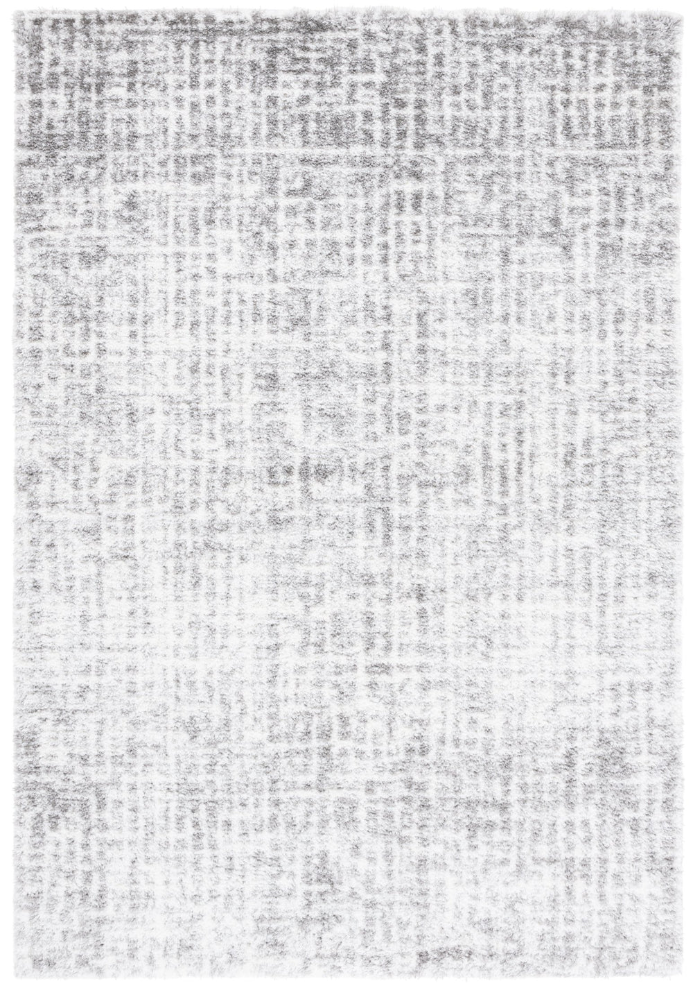 Safavieh Tahoe Luxurious Shag Area Rug - Contemporary Elegance In Ivory And Grey For Any Room Decor Ivory ,Grey 60% Polypropylene,Jute 40% Tho690f-7r