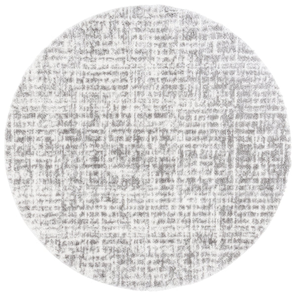 Safavieh Tahoe Luxurious Shag Area Rug - Contemporary Elegance In Ivory And Grey For Any Room Decor Ivory ,Grey 60% Polypropylene,Jute 40% Tho690f-7r