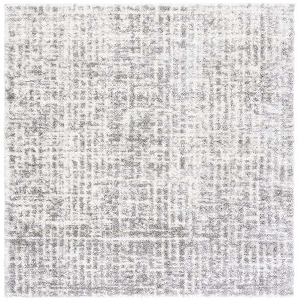 Safavieh Tahoe Luxurious Shag Area Rug - Contemporary Elegance In Ivory And Grey For Any Room Decor Ivory ,Grey 60% Polypropylene,Jute 40% Tho690f-7r