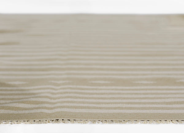 Momeni Erin Gates Thompson THO-1 Billings Hand Woven Contemporary Geometric Indoor Rug Beige 7'6" x 9'6"