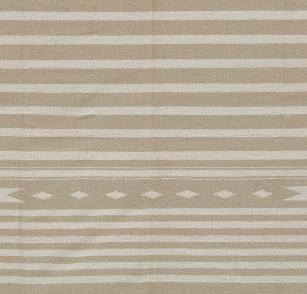 Momeni Erin Gates Thompson THO-1 Billings Hand Woven Contemporary Geometric Indoor Rug Beige 7'6" x 9'6"