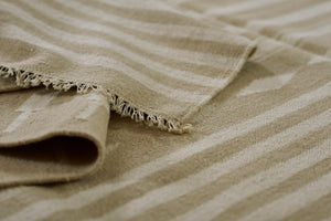 Momeni Erin Gates Thompson THO-1 Billings Hand Woven Contemporary Geometric Indoor Rug Beige 7'6" x 9'6"