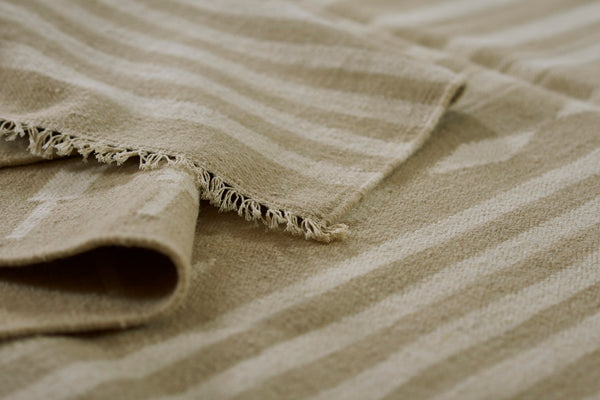 Momeni Erin Gates Thompson THO-1 Billings Hand Woven Contemporary Geometric Indoor Rug Beige 7'6" x 9'6"