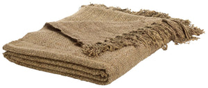Safavieh Gaia, Breathable Cotton Throw Blanket Versatile Neutral Accent for Sofa or Bed THR5001A-5167