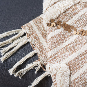 Safavieh Renali Throw XII23 Ivory / Beige Cotton THR909A-5060