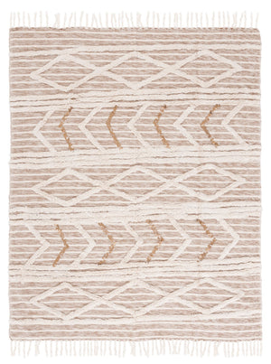 Safavieh Renali Throw XII23 Ivory / Beige Cotton THR909A-5060