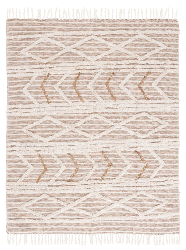 Safavieh Renali Throw XII23 Ivory / Beige Cotton THR909A-5060