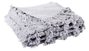 Safavieh Norlen Throw XII23 Light Grey Cotton THR911B-5060