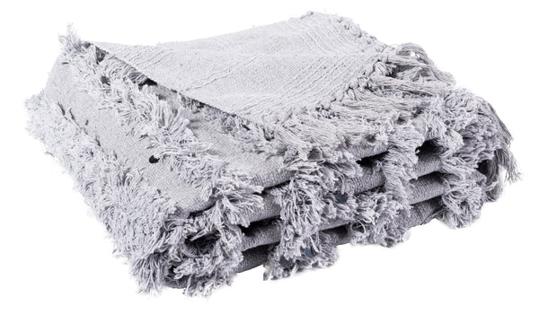 Safavieh Norlen Throw XII23 Light Grey Cotton THR911B-5060