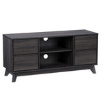 CorLiving Hollywood Dark Grey Wood Grain TV Stand with Drawers for TVs up to 55" Dark Grey THW-540-B