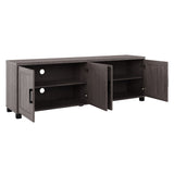 CorLiving Virlomi TV Stand with Doors, TVs up to 85" Brown THW-622-T
