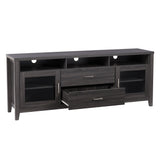 CorLiving Hollywood Dark Grey TV Cabinet with Drawers, for TVs up to 85" Dark Grey THW-710-B