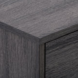 CorLiving Hollywood Dark Grey Wood Grain TV Stand with Drawers for TVs up to 85" Dark Grey THW-740-B