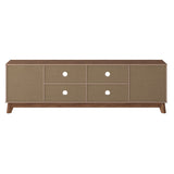 CorLiving Hollywood Brown Wood Grain TV Stand with Drawers for TVs up to 85" Brown THW-741-B