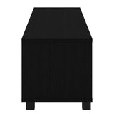 CorLiving Hollywood Black TV Stand with Doors for TVs up to 85" Black THW-753-B