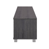 CorLiving Hollywood Grey Wood Grain TV Stand for TVs up to 85" Grey THW-770-B