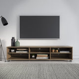 CorLiving Hollywood Brown Wood Grain TV Stand for TVs up to 85" Brown THW-771-B
