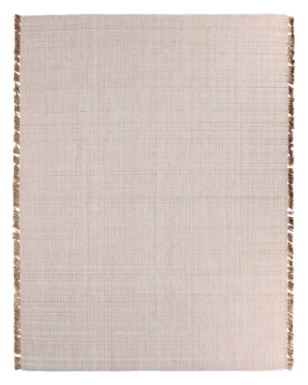 Jaipur Living Jaipur Living Bandera Handloomed Jute Cotton Wool Accent Rug Neutral Organic Texture RSW104779
