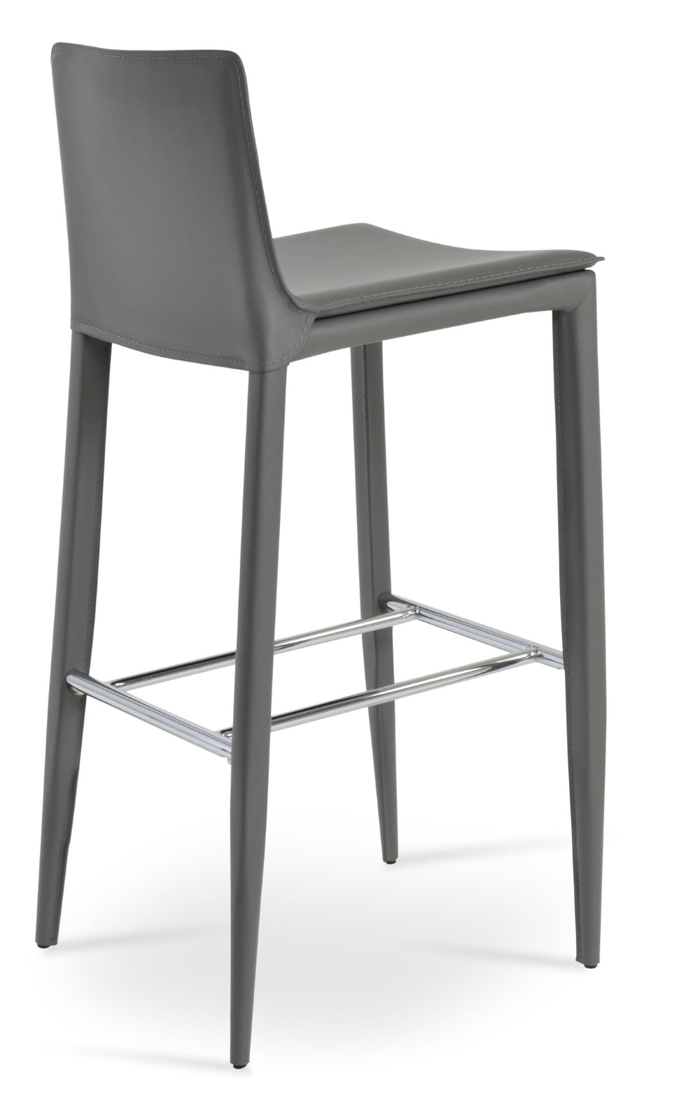 Soho Concept Tiffany Counter Barstools - Stylish Kent Bonded Leather In Black, Brown, Grey - Durable & Chic Design Grey  Soho-concept-dining-chair-09832