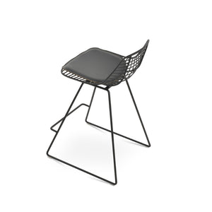 Soho Concept Tiger Large Barstools & Counterstools - Durable Steel Frame, Stylish Design, Removable Seat Pad, 5-year Warranty Black,Grey  Soho-concept-dining-chair-07196