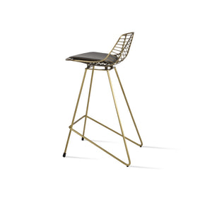 Soho Concept Tiger Mini Barstools & Counterstools With Steel Frame - Stylish, Durable, And Customizable Options! Brass  Soho-concept-dining-chair-09886