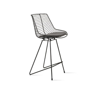 Soho Concept Tiger Large Barstools & Counterstools - Stylish Steel Frame, Removable Seat Pad, 5-year Guarantee Black,Grey  Soho-concept-dining-chair-09885
