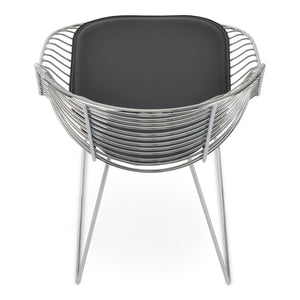Soho Concept Tiger Mini Barstools & Counterstools – Stylish Steel Frame, Versatile Designs, 5-year Guarantee! Chrome,Grey Steel Tubular Legs Soho-concept-dining-chair-09888