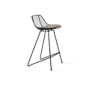 Soho Concept Tiger Mini Barstools & Counterstools With Steel Frame - Stylish, Durable, And Customizable Options! Black  Soho-concept-dining-chair-07205
